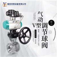 氣動(dòng)帶手動(dòng)調(diào)節(jié)V型球閥